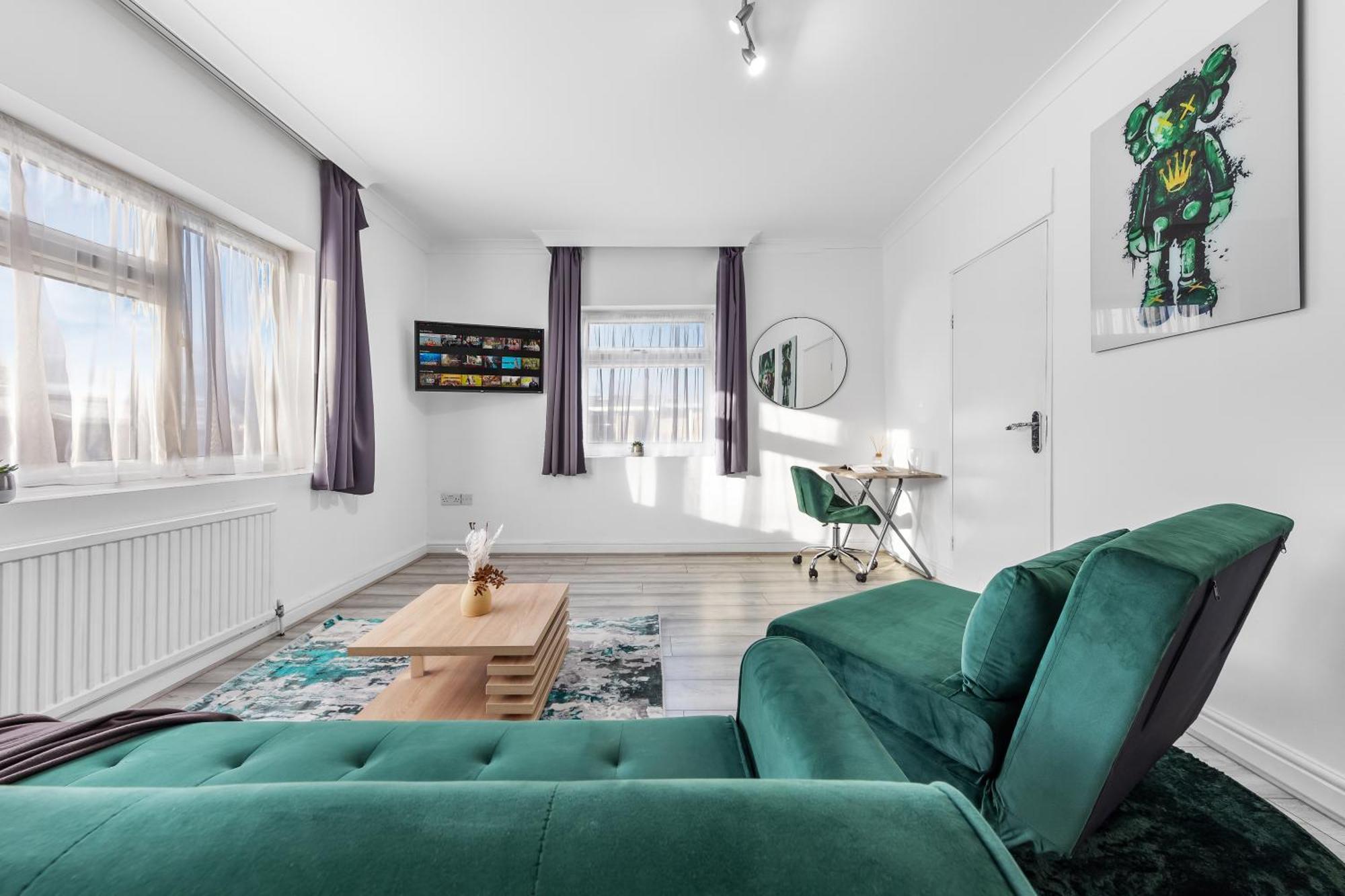 Green Hype - 10 Mins To Stadium - Sleeps 8 London Eksteriør bilde